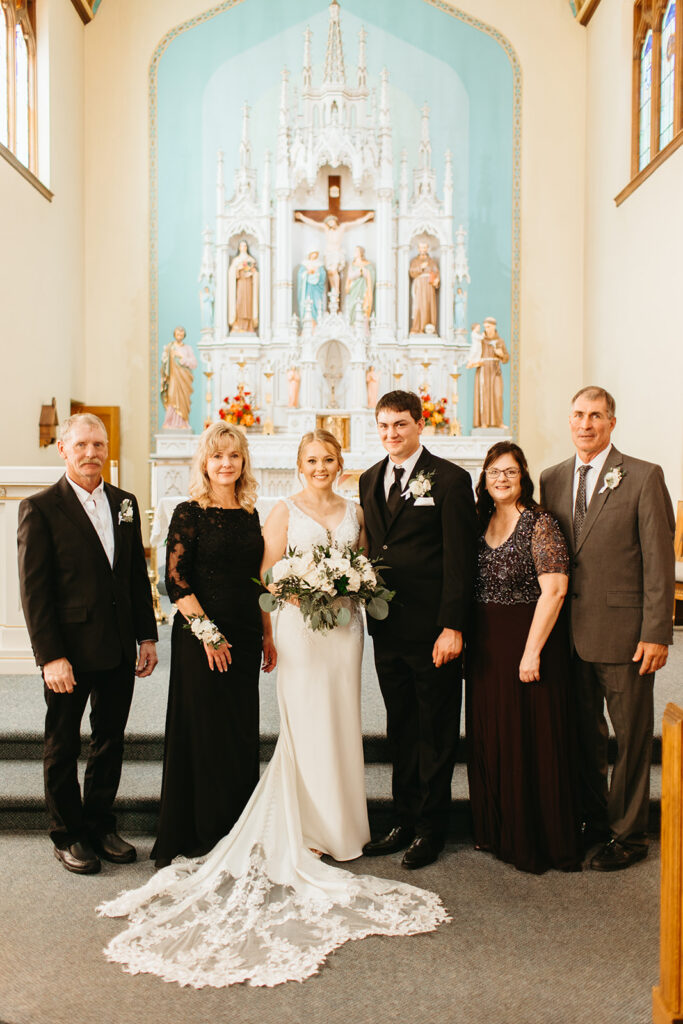 wedding day family photos