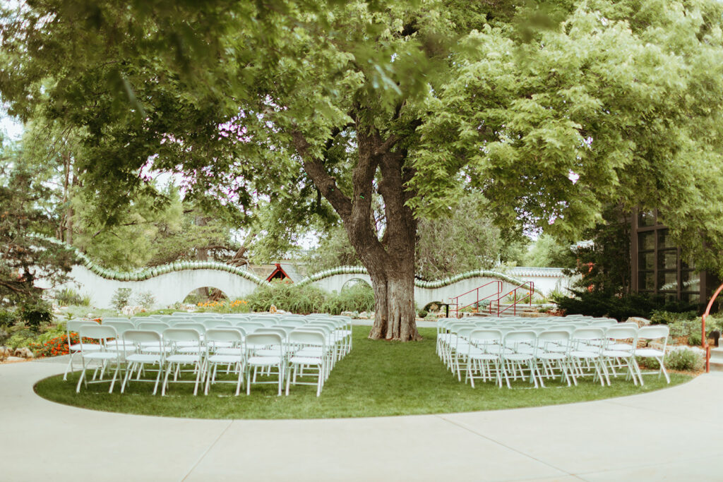 Garden wedding venue in Wichita Kansas