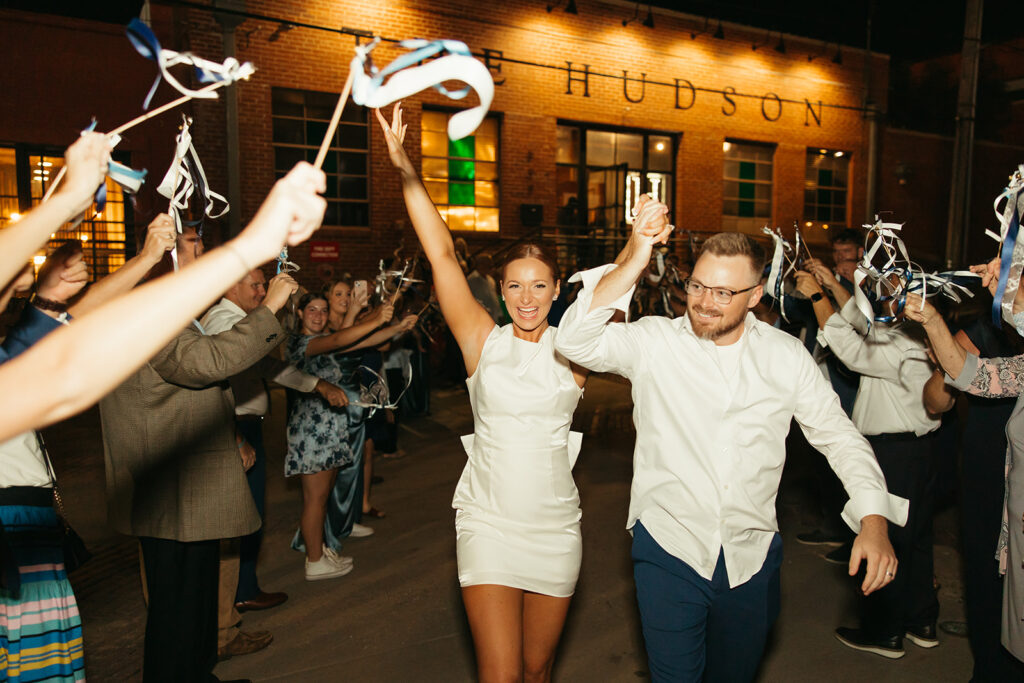 Send-off wedding photography at the Hudson in Wichita