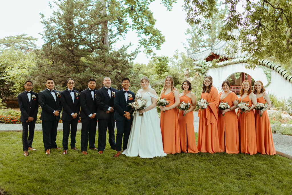 A pro of hiring a wedding planner is they coordinate group photos